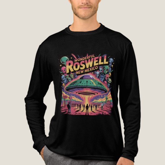 T-shirt En Tri-matière Bienvenue au merveilleux Roswell (Recto)