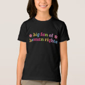 T-shirt En Tri-matière Big fan of human rights (Recto)