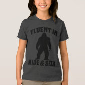 T-shirt En Tri-matière Bigfoot Drôle - Courant en Cache-Cache (Recto)