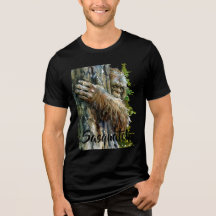 Bigfoot Sasquatch habitant de la forêt aquarelle