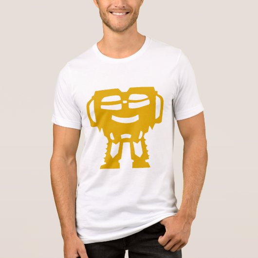 T-SHIRT EN TRI-MATIÈRE BIGHEAD YELLOW (Recto)