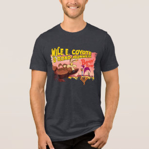 T-SHIRT  EN TRI-MATIÈRE BILLY BOB COYOTE™ & COUREUR ROUTIER™ BEEP BEEP!™