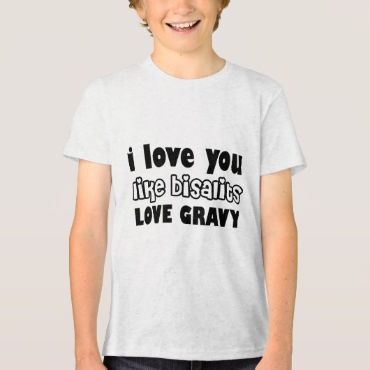 T-shirt En Tri-matière Biscuits Love Gravy Bold (Recto)
