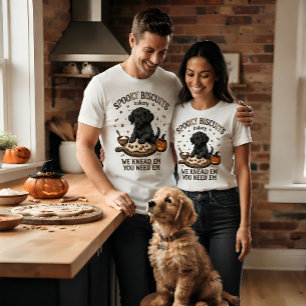 T-shirt En Tri-matière Biscuits pour Chien Saison Effrayante Chien Noir H
