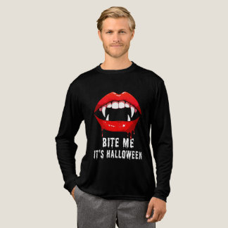 T-shirt En Tri-matière Bite Me It's Halloween 