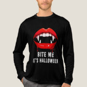 T-shirt En Tri-matière Bite Me It's Halloween  (Recto)