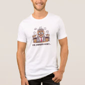 T-shirt En Tri-matière Bitte nicht stören - Ich arbeite hart (Recto)