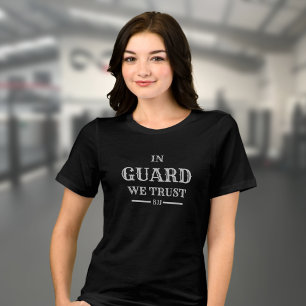 T-shirt En Tri-matière BJJ In Guard Nous faisons confiance à la femme bré