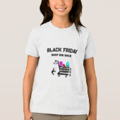 T-shirt En Tri-matière Black Friday Shopping Rush (Recto)