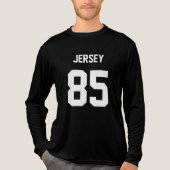T-shirt En Tri-matière Black Graphic pour hommes "Jersey 85" (Recto)