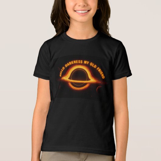 T-shirt En Tri-matière Black Hole Interstellar Conversation (Recto)