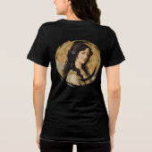 T-shirt En Tri-matière Black Renaissance Girl perdue en musique (Verso)