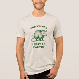 T-shirt En Tri-matière Blague sur les pets de possum - Parfois je fais ju