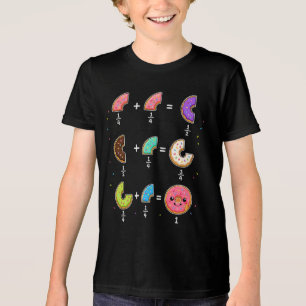 T-shirt En Tri-matière Blagues de maths sur les fractions de beignets