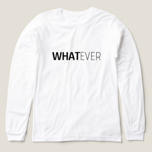 T-shirt En Tri-matière Blanc "QUOI QUE CE SOIT"