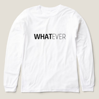 T-shirt En Tri-matière Blanc "QUOI QUE CE SOIT"
