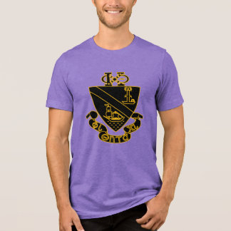 T-shirt En Tri-matière Blason de Phi Chi Theta | Or et Noir