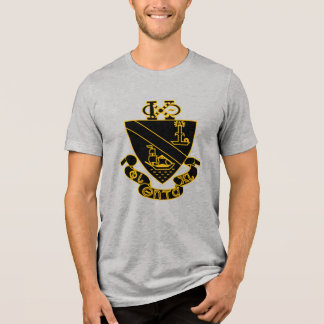 T-shirt En Tri-matière Blason de Phi Chi Theta | Or et Noir