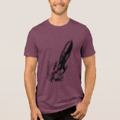 T-shirt En Tri-matière Blast Off dans l'aventure avec Rocket Retro Comic (Recto)