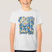 T-shirt En Tri-matière Bleu (Recto)