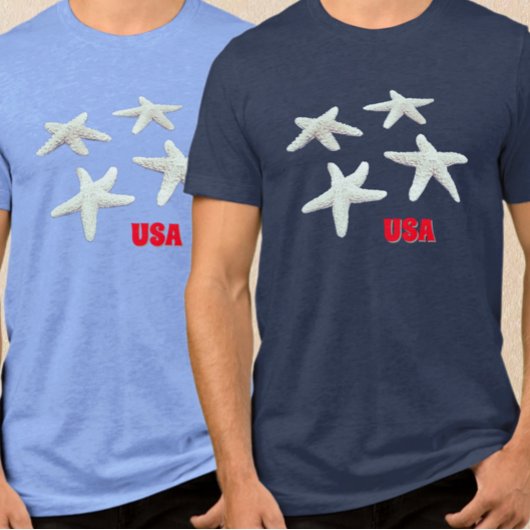 T-shirt En Tri-matière Bleu d'étoile de mer