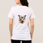 T-shirt En Tri-matière Bliss à papillons floraux : (Verso)