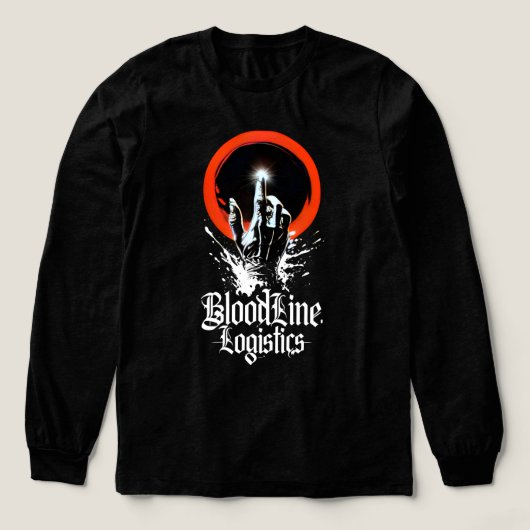 T-shirt En Tri-matière BloodLine Logistique - Gothique Chrome Main Art (Motif devant)