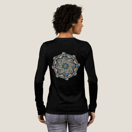 T-shirt En Tri-matière Bloom dans Love Mandala (Verso complet)