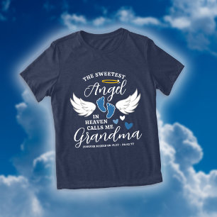 T-shirt En Tri-matière Blue Angel m'appelle grand-mère perte de grand-fil