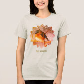 T-shirt En Tri-matière Bluebird Nature Art Personalized  (Recto)