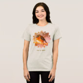T-shirt En Tri-matière Bluebird Nature Art Personalized  (Recto plein)