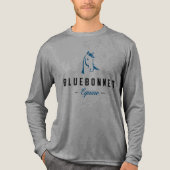 T-shirt En Tri-matière Bluebonnet Mens Long Sleeve T Shirt (Recto)