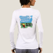 T-shirt En Tri-matière Bogue fuyant du plan de chemtrail (Verso)