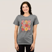 T-shirt En Tri-matière Boho Automne Design (Recto plein)