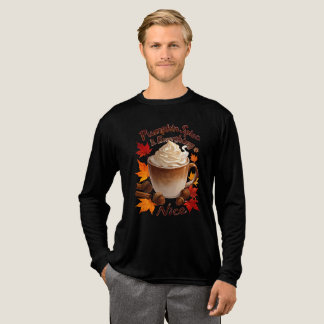 T-shirt En Tri-matière Boisson au lait aromatisé à la citrouille Art d'au