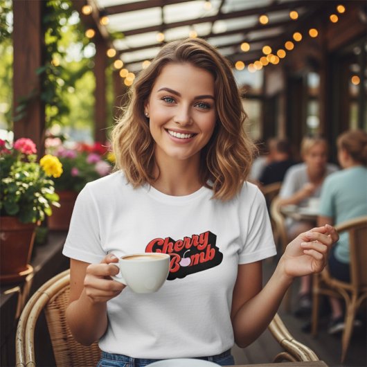 T-shirt En Tri-matière Bombe cerise