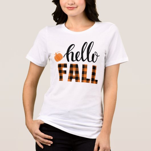 T-shirt En Tri-matière Bonjour automne (Recto)