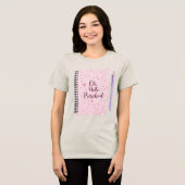 T-shirt En Tri-matière Bonjour Femmes d’âge préscolaire Retour à l’école (Recto plein)