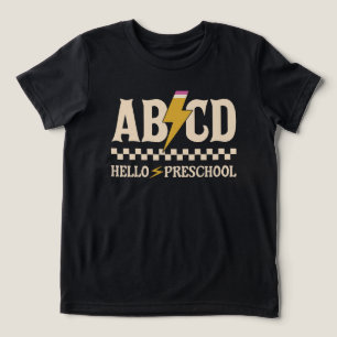 T-shirt En Tri-matière Bonjour préscolaire   Enseignant préscolaire