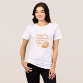 T-shirt En Tri-matière Bonjour, Pumpkin Spice & Tout Ce Qui Est Agréable (Recto plein)