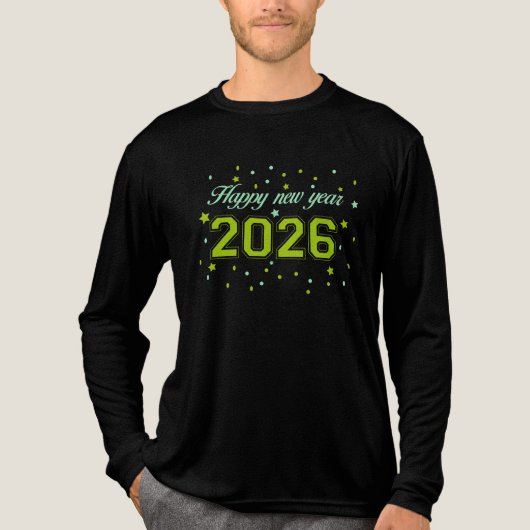 T-shirt En Tri-matière Bonne année 2026 (Recto)