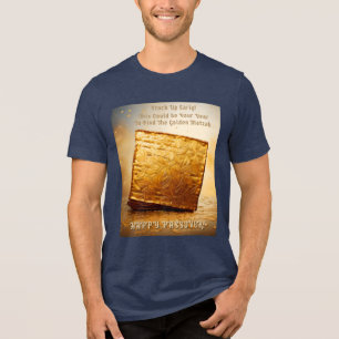 T-shirt En Tri-matière Bonne Pâque ! Golden Matzah