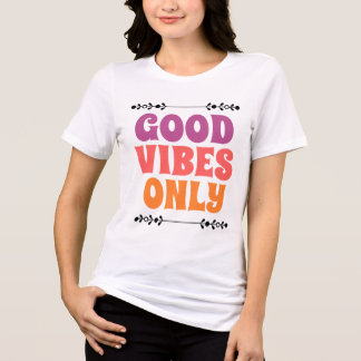 T-shirt En Tri-matière Bonnes Vibrations Uniquement
