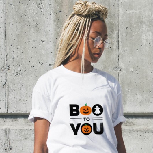 T-shirt En Tri-matière Boo To You Funny Halloween Chemises femmes