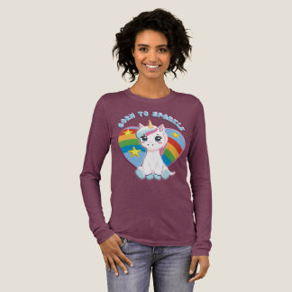 T-shirt En Tri-matière Born to Sparkle Unicorn T-Shirt