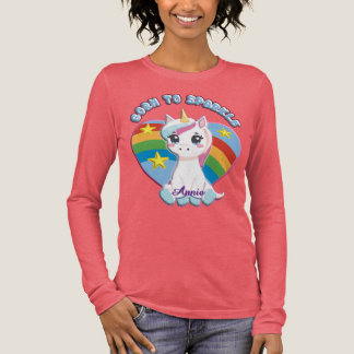 T-shirt En Tri-matière Born to Sparkle Unicorn Top