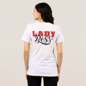T-shirt En Tri-matière Boss Lady Mindset – Powerful Women Quote Design (Verso intégral)