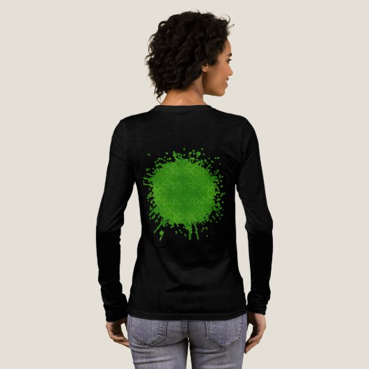 T-shirt En Tri-matière Boucles de Limerick (Verso complet)