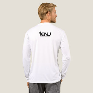 T-shirt En Tri-matière Bouclier or IonU sécurisé avec logo noir sur le do