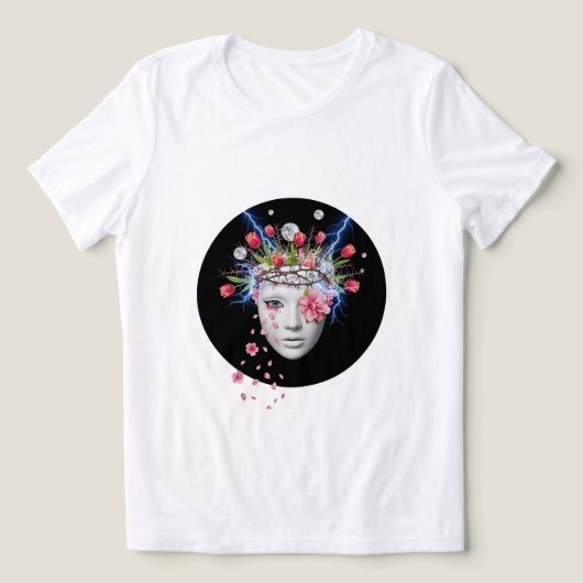 T-shirt En Tri-matière Bouffée électrique déesse ⚡ 🌸 (Design Recto)